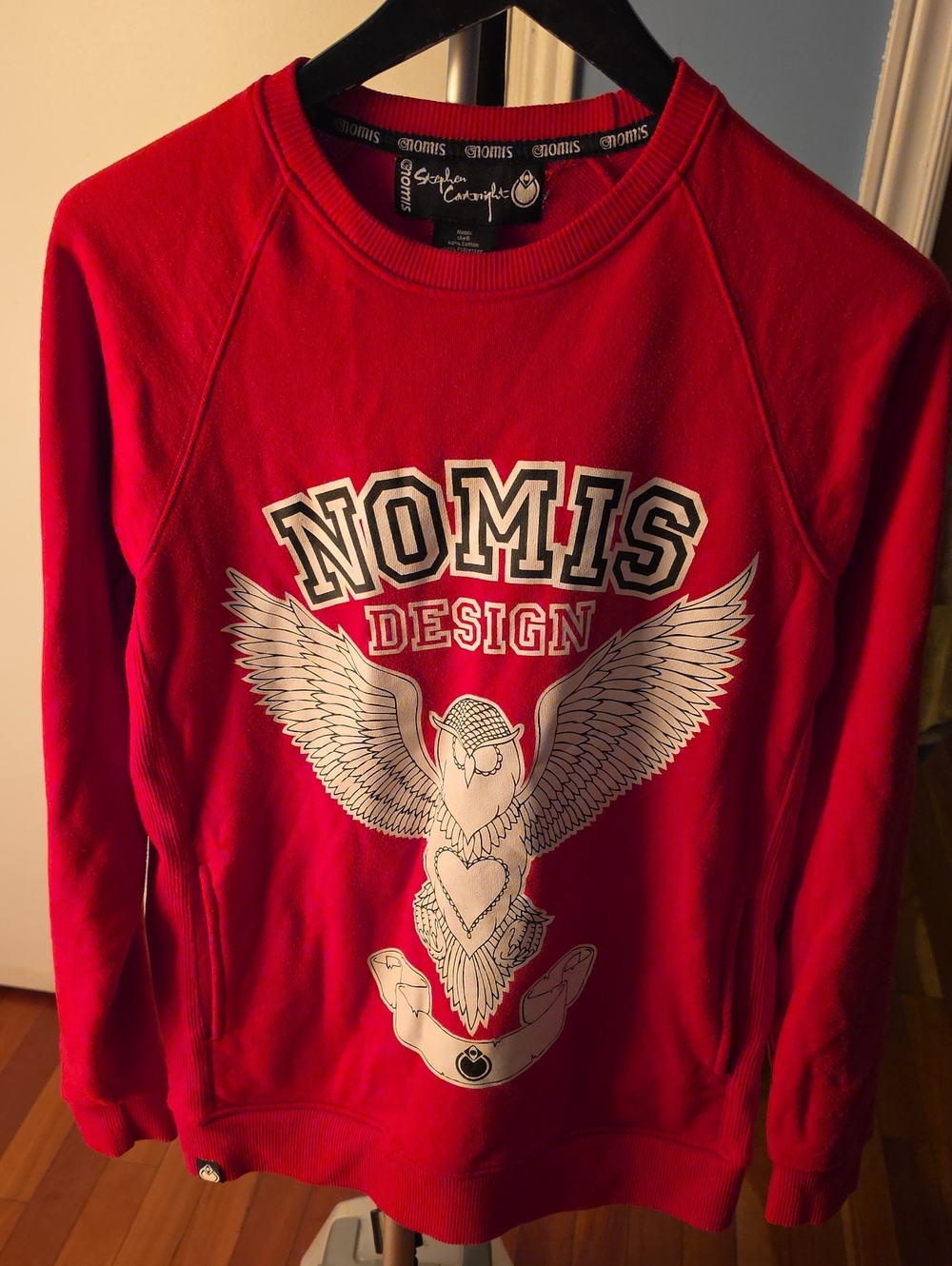 nomi Design Men’s Crewneck Sweatshirt - Red